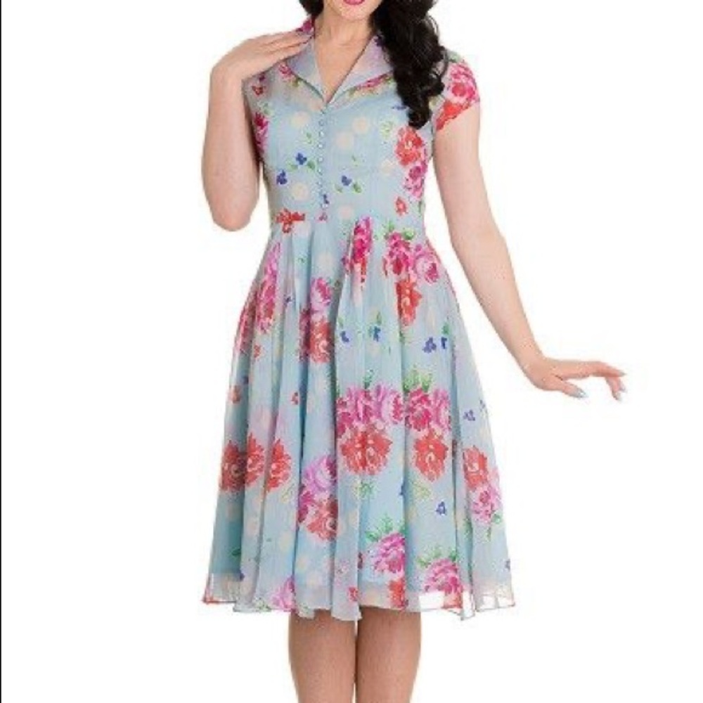 Hell Bunny Vixen Bloomsbury Dress